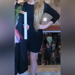 Babaton/ Aritzia Classic Black Dress